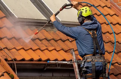 Démoussage et hydrofuge de toiture à Lespignan